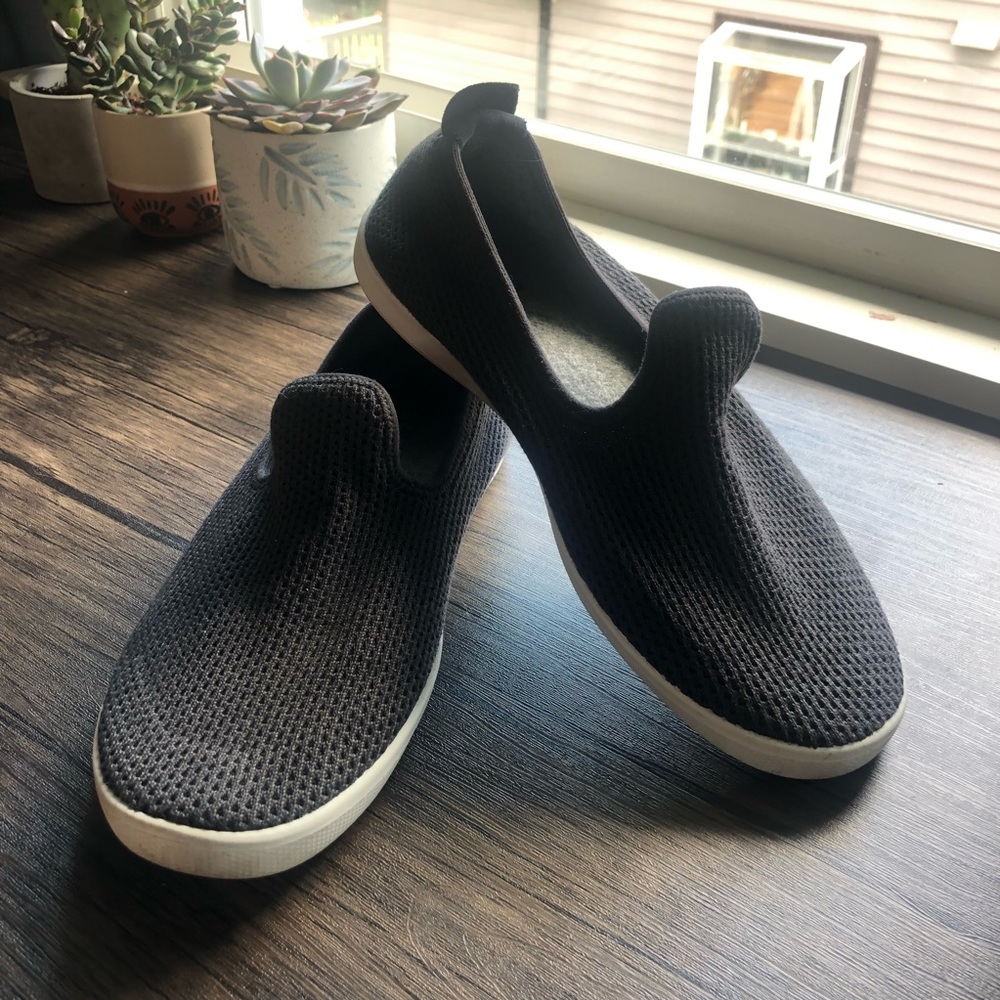 Womens black slip on All Birds